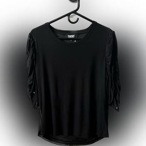 DKNY 3/4 sleeve blouse, XL